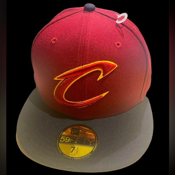 CLEVELAND CAVALIERS New Era 5950 59Fifty NBA Hardwood Classics Fitted 7.5 7 1/2 - Picture 1 of 1